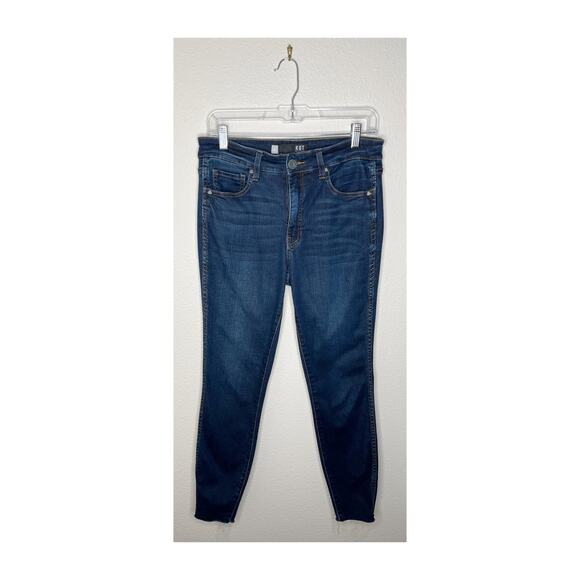 KFTK High Rise Connie Fab Ab Ankle Jeans Size 6 - Picture 1 of 8
